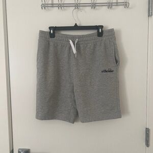 Men's ellesse Drawstring Sweat Shorts Men - Gray - Medium